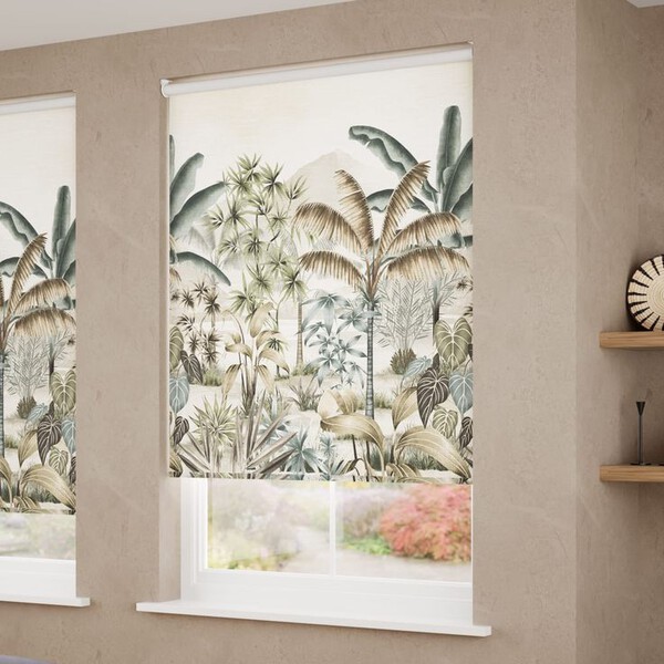 tropical vista – botanical printed roller blinds tropical vista – botanical printed roller blinds