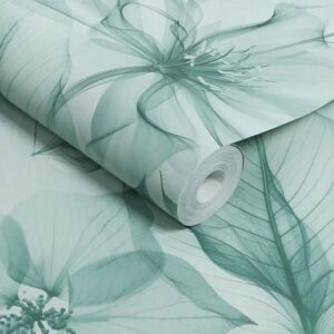 ethereal botanical sage green wallpaper rolls