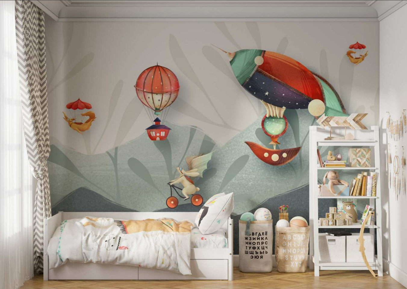 whimsical sky adventures mural whimsical sky adventures mural